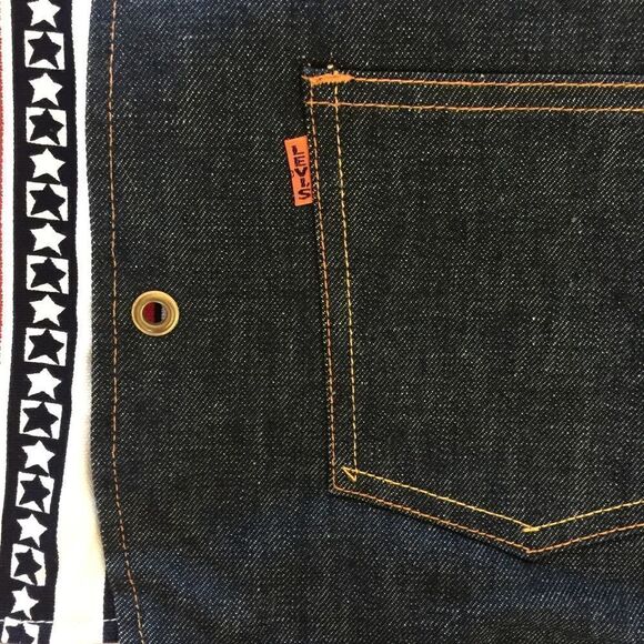 NOS Rare Levi's Vintage MC Reversible Vest Medium - Picture 2 of 5